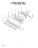 CONTROL PANEL, LIT/OPTIONAL Diagram and Parts List for KEBS277YWH1  KitchenAid Wall Oven