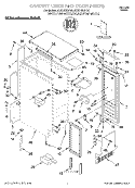 CABINET LINER AND DOOR, LIT/OPTIONAL Diagram and Parts List for KUIS155HPW2  KitchenAid Ice Maker