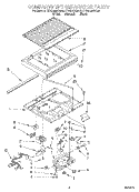 COMPARTMENT SEPARATOR Diagram and Parts List for ET20DMXBW00  Whirlpool Refrigerator