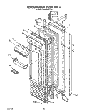 Part Location Diagram of 1113938 Whirlpool Door Panel, Refrigerator (Also Order Item 29)