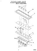 Part Location Diagram of 4157918 Whirlpool TRIM-PANEL