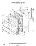 REFRIGERATOR DOOR , LIT/OPTIONAL Diagram and Parts List for ET18HKXTF01  Whirlpool Refrigerator