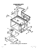 STIRRER AND DRIVE, OPTIONAL Diagram and Parts List for MW8650XS6  Whirlpool Microwave