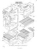 LINER Diagram and Parts List for ET20AKXLWR2  Whirlpool Refrigerator