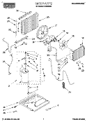 UNIT, LIT/OPTIONAL Diagram and Parts List for X10002D00  Roper Air Conditioner