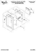CONTROL PANEL Diagram and Parts List for MH7110XBQ1  Whirlpool Microwave