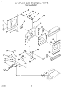 Part Location Diagram of 1164671 Whirlpool PAN-DRIP