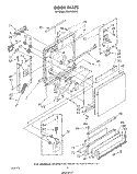 DOOR Diagram and Parts List for DU8750XT0  Whirlpool Dishwasher
