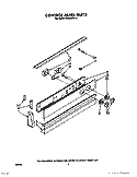 CONTROL PANEL, OPTIONAL Diagram and Parts List for RS600BXV2  Whirlpool Range