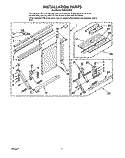 INSTALLATION Diagram and Parts List for ACE184XA0  Whirlpool Air Conditioner