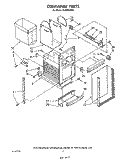 CONTAINER Diagram and Parts List for TU8000XRP1  Whirlpool Trash Compactor