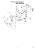 CONTROL PANEL Diagram and Parts List for MT3135SHQ0  Whirlpool Microwave