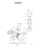 BLOWER Diagram and Parts List for 4KUDP220T0  KitchenAid Dishwasher