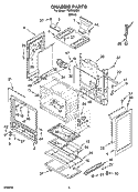 CHASSIS PARTS Diagram and Parts List for TGS326RD1  Estate Range