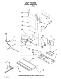 UNIT PARTS Diagram and Parts List for EB9SHKXVQ05  Whirlpool Refrigerator