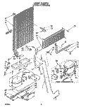 UNIT Diagram and Parts List for ET18NKXSW02  Whirlpool Refrigerator