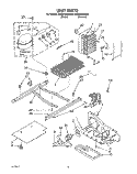 UNIT Diagram and Parts List for ED20PKXAN02  Whirlpool Refrigerator
