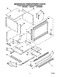 Part Location Diagram of 3187093 Whirlpool Cover, Rear