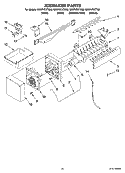 ICEMAKER PARTS, OPTIONAL PARTS (NOT INCLUDED) Diagram and Parts List for GX5FHTXTQ00  Whirlpool Refrigerator