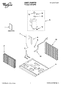 UNIT PARTS Diagram and Parts List for ACU109PR0  Whirlpool Air Conditioner