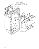 LINER Diagram and Parts List for ET18PKXWW10  Whirlpool Refrigerator