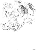 SECTION Diagram and Parts List for AD050SJ2  Whirlpool Dehumidifier