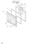 SECTION Diagram and Parts List for RH0799REW00  Roper Freezer