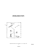 MISCELLANEOUS Diagram and Parts List for LA5500XTG0  Whirlpool Washer