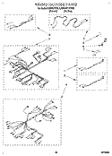 WIRING HARNESS Diagram and Parts List for KEBI271YBL4  KitchenAid Wall Oven