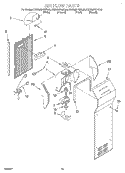 AIR FLOW Diagram and Parts List for KSRS25FGBL00  KitchenAid Refrigerator