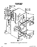 CABINET Diagram and Parts List for RT18EKRXW01  Roper Refrigerator