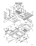 SHELF, LIT/OPTIONAL Diagram and Parts List for 3XARG475WP01  Whirlpool Refrigerator