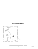 MISCELLANEOUS Diagram and Parts List for LA5000XPW1  Whirlpool Washer