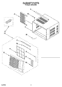 Part Location Diagram of 8215142 Whirlpool FILTER-AIR