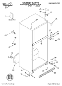 Part Location Diagram of LIT2210534 Whirlpool LITERATURE PARTS (Service & Wiring Sheet)