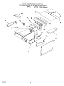 TOP VENTING, OPTIONAL Diagram and Parts List for GMC275PDB4  Whirlpool Microwave Oven Combo