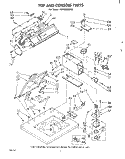 SECTION Diagram and Parts List for 9CFA2000W5  Whirlpool Washer