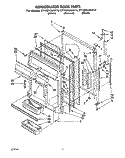 REFRIGERATOR DOOR Diagram and Parts List for ET18DKXAW10  Whirlpool Refrigerator