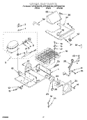 UPPER UNIT Diagram and Parts List for KSSS48MHT00  KitchenAid Refrigerator