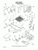 UNIT PARTS Diagram and Parts List for 8ED2FHKXVA02  Whirlpool Refrigerator