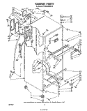 CABINET Diagram and Parts List for ET18VKXRWR2  Whirlpool Refrigerator