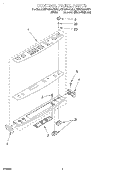 CONTROL PANEL, LIT/OPTIONAL Diagram and Parts List for KERC600GBS1  KitchenAid Range