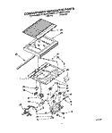 COMPARTMENT SEPARATOR Diagram and Parts List for ET22DKXAN02  Whirlpool Refrigerator