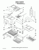Part Location Diagram of W10656988 Whirlpool TRIM-SHELF