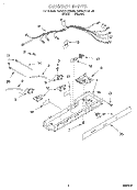 CONTROL Diagram and Parts List for KSUS27QDAL02  KitchenAid Refrigerator