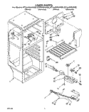 LINER, LIT/OPTIONAL Diagram and Parts List for ET14JMYAW00  Whirlpool Refrigerator