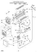 ICE MAKER Diagram and Parts List for KSSS48FJT00  KitchenAid Refrigerator