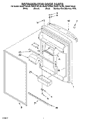 REFRIGERATOR DOOR PARTS Diagram and Parts List for GR2SHTXKL03  Whirlpool Refrigerator