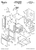 Part Location Diagram of WPW10115831 Whirlpool FRAME-FRNT