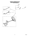 WIRING HARNESS, LIT\OPTIONAL Diagram and Parts List for RB160PXYQ5  Whirlpool Wall Oven